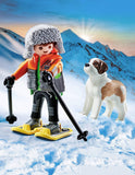 Playmobil: Hiker with Saint Bernard (71741)
