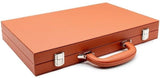 LPG: Leather Backgammon Set - Brown Board Game