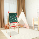 Wooden Kids Easel with Paper Roll