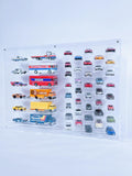 BrickFans Premium 1:64 Diecast Cars Display Case for 38 Cars & 6 Haulers