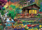 The Water's Edge: Hillside Hideaway (1000pc Jigsaw) Board Game