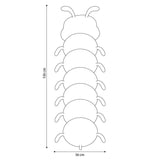 COMFEYA Caterpillar Stuffed Animal Hugging Pillow - M