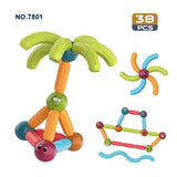 Magic Magnetic Park - Puzzle Magnetic Stick & Ball Building Blocks -38PCS