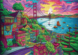 Trippy Puzzles: Frisco Frenzy Puzzle (1000pc Jigsaw) Board Game