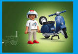 Playmobil: Blue Vespa with Man (71622)