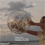 Sunnylife: 3D Inflatable Beach Ball - Cotton Candy Glitter