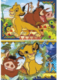 Clementoni: The Lion King - Puzzles (2x60pc Jigsaws) Board Game