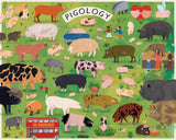 Princeton Architectural Press: Pigology Puzzle (1000pc Jigsaw) Board Game