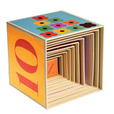 Rex London: Colourful Creatures Stacking Blocks (Set of 10)