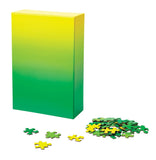 Areaware: 500-Piece Gradient Puzzle – Green Yellow Board Game