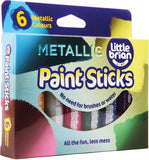 Little Brian: Paint Sticks - Metallic (6 Pack)