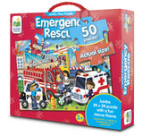 The Learning Journey: Jumbo Floor Puzzle - Emergency Rescue Board Game