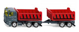 Siku: Truck with Dumper body & Tipping Trailer - Diecast Vehicle