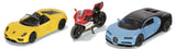 Siku: Sports Cars & Motorbike - Diecast 3-Pack
