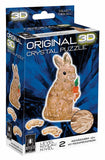 Crystal Puzzle: Brown Rabbit (43pc) Board Game