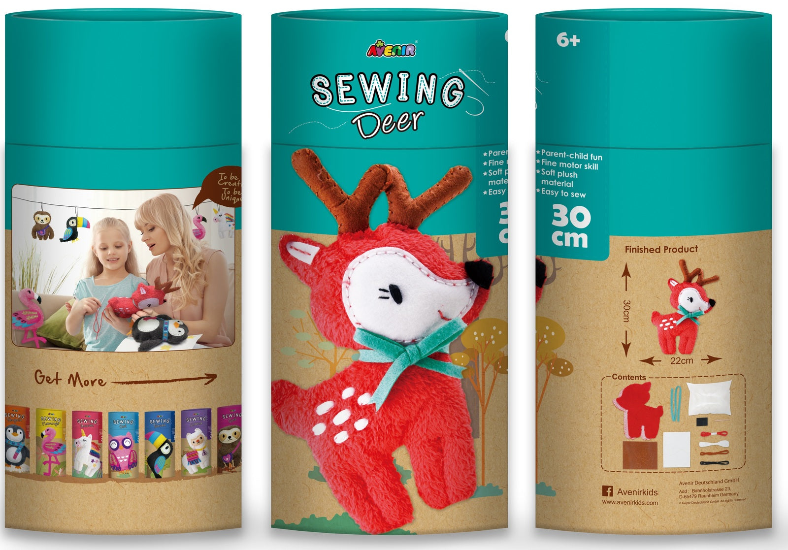 Avenir: Sewing Doll Kit - Deer