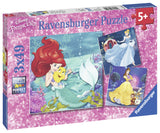 Ravensburger: Disney Princess Adventures (3x49pc Jigsaws) Board Game