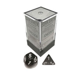 Chessex: Translucent Polyhedral Dice Set - Smoke/White