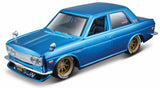 Maisto: 1:24 Die-Cast Vehicle - 1971 Datsun 510 (Metallic Blue)