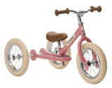 Trybike: 2-In-1 Steel Balance Bike - (Pink/Brown)