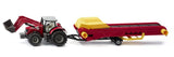 Siku: Massey Ferguson Tractor with Conveyer - 1:50 Scale Diecast Vehicle