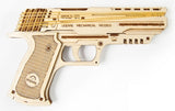 UGears: Rubberband Handgun Wolf-01 Mechanical Model (62pc)