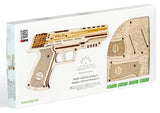 UGears: Rubberband Handgun Wolf-01 Mechanical Model (62pc)