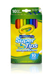 10 Washable Super Tips Markers - Crayola