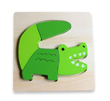 Discoveroo: Wooden Chunky Puzzle - Alligator