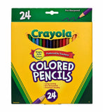 Crayola: 24 Full Size Coloured Pencils