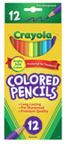 Crayola: 12 Full Size Coloured Pencils