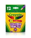 Crayola: 12 Half Size Coloured Pencils