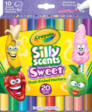 Crayola: Silly Scents Dual Ended Markers - 10 Pack