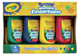 Crayola: Washable Fingerpaints - 4 Pack