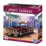 Jenny Sanders: Tough Aussie Utes - Maroon Ute (1000pc Jigsaw)