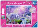 Ravensburger: Glitter Puzzle - Unicorn Kingdom (100pc Jigsaw) Board Game