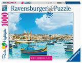 Ravensburger: Mediterranean Malta (1000pc Jigsaw) Board Game