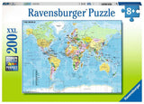 Ravensburger: Map of the World (200pc Jigsaw) Board Game