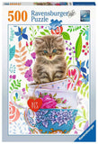 Ravensburger: Kitten in a Cup (500pc Jigsaw) Board Game