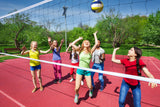 Volleyball Set with Metal Poles & Net + Ball + Pump