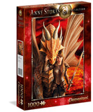 Clementoni: Anne Stokes Collection - Inner Strength (1000pc Jigsaw) Board Game