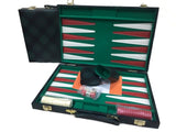 Backgammon: Green Checkered Vinyl (18inch) Board Game