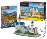 3D Puzzle: National Geographic City Traveller - Germany Neuschwanstein Castle (121pc) Board Game