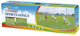 Outdoor Play - 2 Portable Sports Soccer Football Hockey Goals