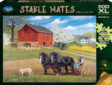 Stable Mates: Partners in the Field (500pc Jigsaw) Board Game