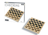 Zoink: Wooden Checkers Game