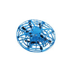 Mini LED RC Levitating Stunt UFO Drone - Blue