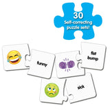 The Learning Journey: Match It Puzzle - Emoji's Board Game