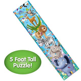 The Learning Journey: Long and Tall Puzzles - Big to Small Animals