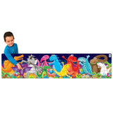 The Learning Journey: Long & Tall Puzzles - Colour Dancing Dino's Board Game